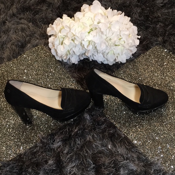 Black Suede Platforms - Picture 6 of 8